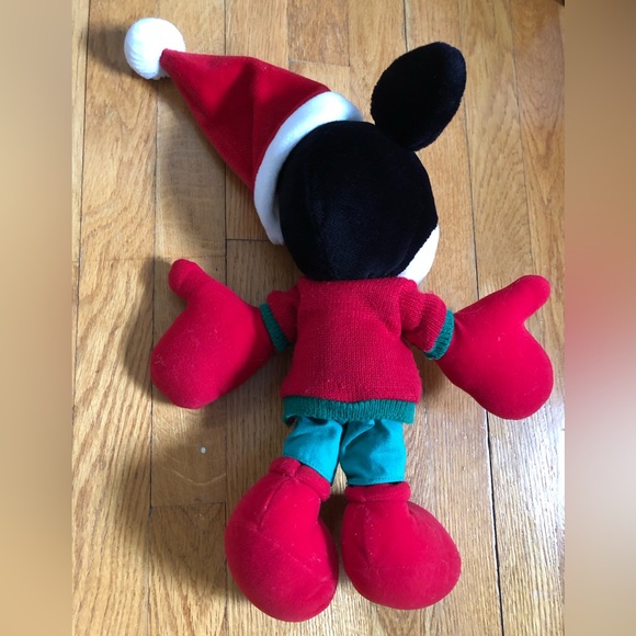 Vintage Applause Christmas Mickey With Hat & Sweater - Picture 4 of 7